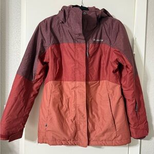 Columbia Women’s Ski Jacket Pink Orange New Size Medium
